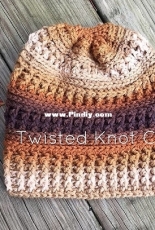 Twisted Knot Crochet - Cassie Stebelton - Warm Cozy Beanie and Bun Hat