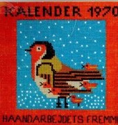 Haandarbejdets Fremme Calendar / Kalender 1970