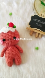 A little love everyday! - Paint It Colorful - Anitha Domacin - Christmas Pudding Man