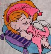 angel sleeping girl