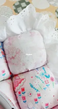 Pink Princess Puff Cushion