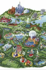 Disney World Map ZAnna Cross stitch