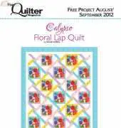 Megan O'Brien-Calypso Floral Lap Quilt-Free Pattern