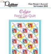 Megan O'Brien-Calypso Floral Lap Quilt-Free Pattern