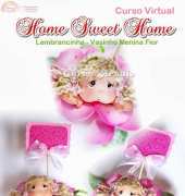Caren Araujo - Lembrancinha - Home sweet Home - Vasinho Menina flor