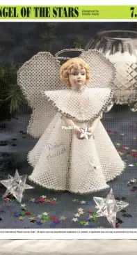 Annie's - PCC452-02 - Mickie Akins - Angels of Stars - 7.Gifts - Plastic Canvas