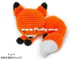 Adorably kawaii - Amanda Maciel -  Sleepy fox crochet version - English