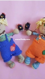 Sureyyamigurumis - Ekin Gulcihan Cakisi - Scarecrow Peter -  Korkuluk Peter - Turkish