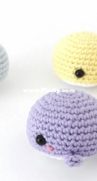 Stitch by Fay - Fay Lyth - No-Sew Whale Crochet Pattern  - Free