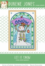 Durene Jones Cross Stitch - Let It Snow