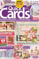 Quick Cards made easy – Issue 158- November 2016