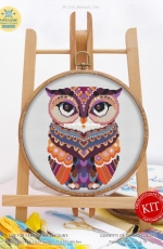 Awesome Pattern Studio - C543 - Mandala Owl PCS+XSD
