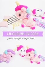 A little love everyday! - Paint It Colorful - Anitha Domacin - Amigurumi Unicorn - Free