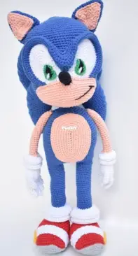 Sonic Tails baby/toddler crochet pattern NOT complete item Written  instructions, graph chart, colour blocks. Instant download.