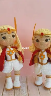 Amor de Amigurumi - Caren Alessandra Kluska - She-Ra The Princess of Power -  She-Ra A princesa do Poder - Portuguese