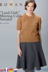 Land Girls sweater by Lucy Jones - Rowan - English, French, German, Dutch - Free