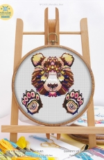 Awesome Pattern Studio C439 - Mandala Bear XSD