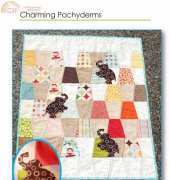 Happy Dance Quilt - Charming Pachyderms Baby Quilt