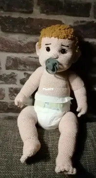 Anja Toonen - crochet baby doll - crochet fun