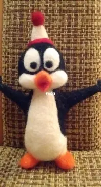 Chilly Willy - needle felting