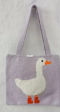PatternsCrochetStore- Marina - Crochet Goose Bag - English