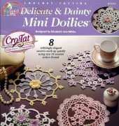 Annie's Attic-Crochet Tatting-Delicate & Dainty Mini Doilies