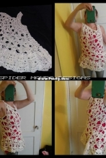 Spider Mambo Designs- Laurie Kahn - Asymmetrical Creepy Skull Top