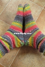 Opal yarn socks