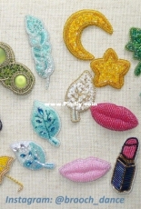 My bead`s brooches