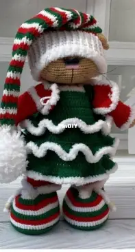 Gala Toys Shop - Molly Toys - Galina Ptashkina - Christmas Spirit Clothes Set - Russian
