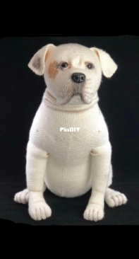 Husky Dog Crochet pattern by Ambercraftstore