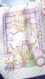 Dimensions 13122 Rocking Horse Baby Quilt Stamped XSD