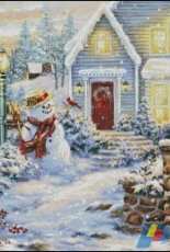 HAED - HAEDJGMINI 269501 Mini Silent Night Lane by Dona Gelsinger