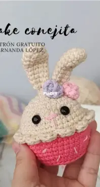 Philomena Amigurumis - Maria Fernanda López - Bunny Cupcake - Cupcake Conejita - Spanish - Free