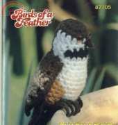 Annies Attic 87T05  - Birds of a Feather - Barbara Anderson - Chicadee