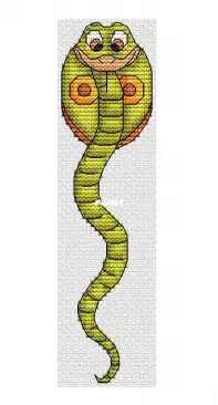 Snake Bookmark by Durene Jones - Free