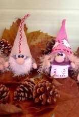 Dianas kleiner Hakelshop-Diana Barthelmess- Fusselbart  Zotteline Gnomes- German