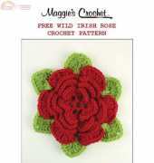 Maggie's Crochet - Maggie Weldon - Free Wild Irish Rose