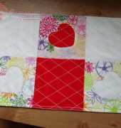 hearts placemat