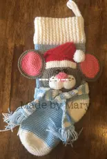 Made By Mary - Mouse Stocking - English