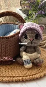 Cute Dream Toys Design - Babaika zaika - Alexandra Razinkova - Baby Cat