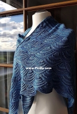 The Perfect Wave Shawl by Ingrid Bloss