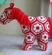 my work ---african flower horse