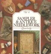Sampler and Antique Needlework Quarterly SANQ - Vol.4 - Winter 1991
