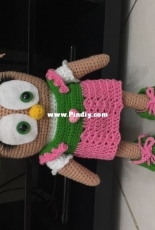 Crochet owl doll