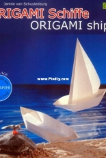 Q Verlag Berlin - Origami Schiffe / Origami Ships - Jannie Van Schuylenburg  - German /English