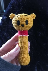 Winnie the pooh baby rattle