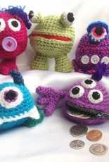 Hooked on Patterns - Ling Ryan - Money Monsters Coin Purse
