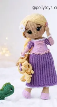 Polly Toys Crochet - Dasha Lobacheva - Rapunzel