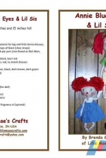 Annie Blue Eyes & Lil Sis by Brenda Greenwalt of  Lillie Mae's Crafts-Free